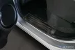 Avisa protecție de prag din oțel argintie satinată "Lines" (din 4 bucăți) TOYOTA HILUX VIII FL 2020->