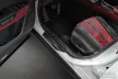 Avisa protecție de prag din oțel lustruit neagră ștanțat "Lines" (din 4 bucăți) LEXUS NX II (AZ20) 2021->