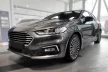 Avisa protecție de prag din oțel lustruit neagră albastru "Hibrid" (din 4 bucăți) FORD MONDEO MK5 Turnier/Limousine 2014-2019, FL2019->