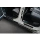 Avisa protecție de prag din oțel neagră mată ștanțat "Lines" (din 4 bucăți) FORD TURNEO COURIER II 2023->