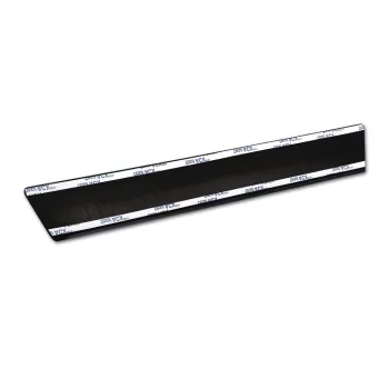   Avisa negru mat 3 mm bordat aluminiu protecție prag cu model (4 mai multe bucăți) FORD RANGER VI 2022->, VOLKSWAGEN AMAROK II 2023->