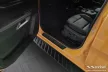 Avisa 3 mm striat protecție de prag din aluminiu neagră mată cu model (din 4 bucăți) FORD RANGER VI 2022->, VOLKSWAGEN AMAROK II 2023->