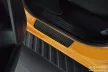 Avisa 3 mm striat protecție de prag din aluminiu neagră mată cu model (din 4 bucăți) FORD RANGER VI 2022->, VOLKSWAGEN AMAROK II 2023->