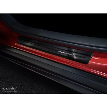   Avisa periat protecție de prag din oțel neagră "Special Edition" (din 4 bucăți) MAZDA CX-30 2019->