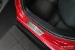 Avisa protecție de prag din oțel argintie satinată ștanțat "Lines" (din 4 bucăți) MAZDA CX-30 2019->