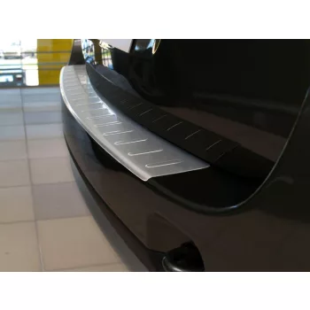   Avisa protecție bară spate din oțel argintiu satin Dacia DUSTER 2010-2013, FL2013-2017