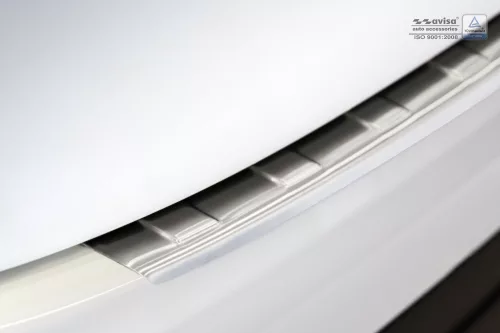 Avisa protecție bară spate din oțel argintiu satin JAGUAR F-PACE 2016-2020, FL2020->