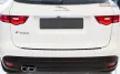 Avisa protecție bară spate din oțel argintiu satin JAGUAR F-PACE 2016-2020, FL2020->