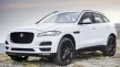 Avisa protecție bară spate din oțel argintiu satin JAGUAR F-PACE 2016-2020, FL2020->