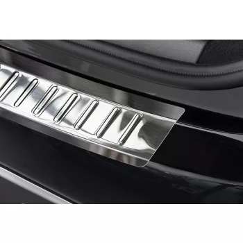   Avisa protecție bară spate din oțel argintiu satin Bmw 2 Active Tourer 2014-2018, FL2018-2021