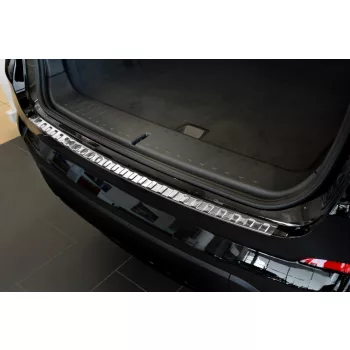   Avisa protecție bară spate din oțel argintiu satin Bmw X4 F26 2014-2018