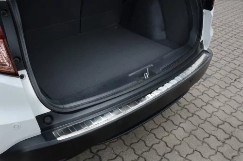 Avisa protecție bară spate din oțel argintiu satin HONDA HR-V II 2015-2018, FL2018-2021