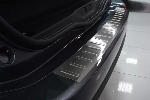 Avisa protecție bară spate din oțel argintiu satin CITROEN C4 Grand SPACETOURER (Grand C4 Picasso II) 2013-2016, FL2016-