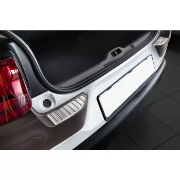   Avisa protecție bară spate din oțel satin argintiu (2 mai multe bucăți) CITROEN C4 CACTUS crossover 2014-2018