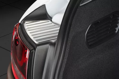 Avisa protecție interioară din oțel satin argintiu pentru bara spate (2 bucăți) CITROEN C4 CACTUS crossover 2014-2018