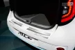 Avisa protecție bară spate din oțel satin argintiu (2 mai multe bucăți) Kia SOUL II EV 2014->