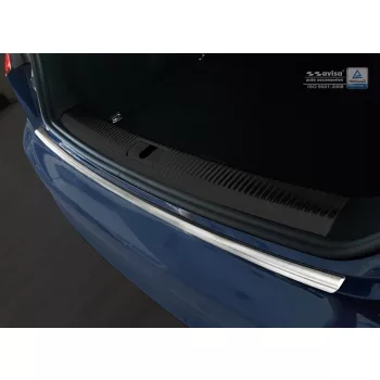   Avisa protecție bară spate din oțel argintiu satinat Audi A5 Sportback liftback/S-Line 2016-2020, FL2020-