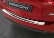 Avisa protecție bară spate din oțel argintiu satin Mazda CX-5 II 2017-2021, FL 2021->