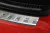 Avisa protecție bară spate din oțel argintiu satin, cu textură bordată, finisaj periat Seat Leon III (5F) ST/ST X-PERIENCE 2013-2017, FL2017-2020