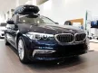 Avisa protecție bară spate din oțel argintiu satin Bmw 5 G31 touring 2017-2020 (fără M-pakiet), Bmw 5er Touring Luxury Line 2017-2020