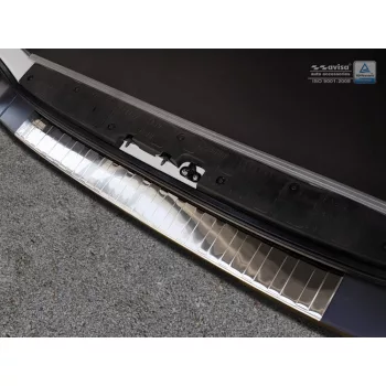   Avisa protecție bară spate din oțel argintiu satin VOLKSWAGEN CRAFTER II 2017-2024, FL 2024->