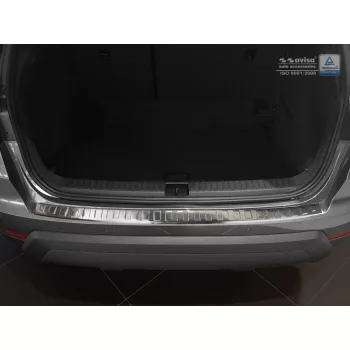   Avisa protecție bară spate din oțel argintiu satin Seat ARONA Xcellence/FR 2017-2021, FL2021->
