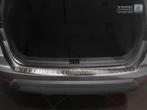 Avisa protecție bară spate din oțel argintiu satin Seat ARONA Xcellence/FR 2017-2021, FL2021->