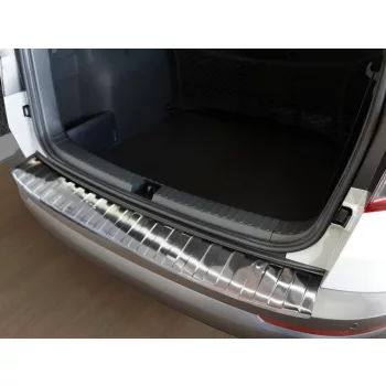   Avisa protecție bară spate din oțel argintiu satin SKODA KAROQ crossover/Sportline 2017-2022, SKODA KAROQ CLEVER 2020-2022