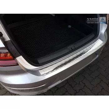  Avisa protecție bară spate din oțel argintiu satin VOLKSWAGEN ARTEON 2017-2020, FL2020->