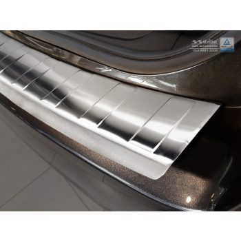   Avisa protecție bară spate argintiu satin oțel Subaru IMPREZA V (GT) 5D FL2017->