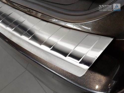 Avisa protecție bară spate argintiu satin oțel Subaru IMPREZA V (GT) 5D FL2017->