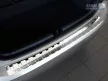 Avisa protecție bară spate din oțel argintiu satin VOLKSWAGEN Polo VI Hatchback 5D 2017-2021, FL2021->
