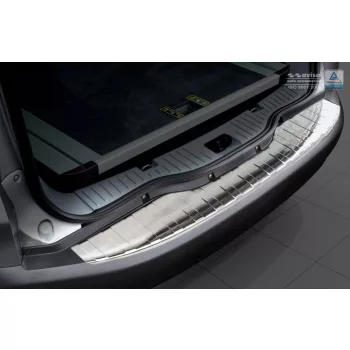   Avisa protecție bară spate din oțel argintiu satin FORD S-MAX I 2006-2010, FL2010-2014