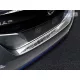 Avisa protecție bară spate din oțel argintiu satin NISSAN LEAF II (2E1) 2017-2021, FL2021->(2E1)