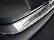 Avisa protecție bară spate din oțel argintiu satin NISSAN LEAF II (2E1) 2017-2021, FL2021->(2E1)