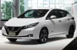 Avisa protecție bară spate din oțel argintiu satin NISSAN LEAF II (2E1) 2017-2021, FL2021->(2E1)