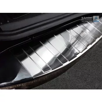   Avisa argintiu satin oțel Protecție bară spate FORD Mondeo IV MK4 turnier 2007-2010