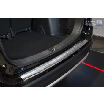   Avisa protecție bară spate din oțel argintiu satin MITSUBISHI OUTLANDER III FL2015-2017, FL2017-2022, MITSUBISHI OUTLANDER III PHEV FL 2020-2022