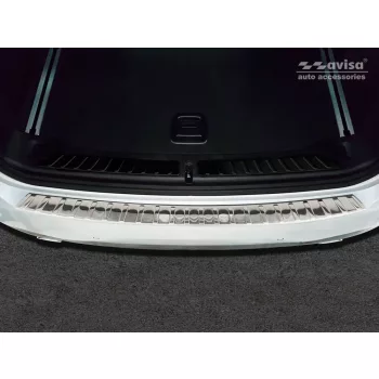   Avisa protecție bară spate din oțel argintiu satin Bmw X3 G01 (fără M pakiet) 2017-2021, FL2021- FL2021-2024