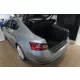 Avisa protecție bară spate din oțel argintiu satin SKODA SUPERB III liftback limousine 2015-2019, FL 2019->FL2019-2023