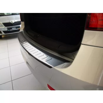   Avisa protecție bară spate din oțel argintiu satin SKODA Octavia II combi 2004-2013