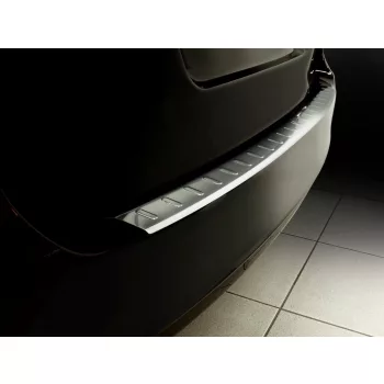   Avisa protecție bară spate din oțel argintiu satin SKODA SUPERB combi 2009-2013