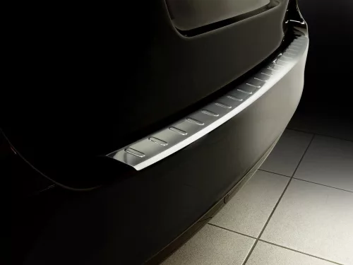 Avisa protecție bară spate din oțel argintiu satin SKODA SUPERB combi 2009-2013