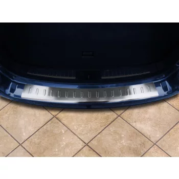   Avisa protecție bară spate din oțel argintiu satinat TOYOTA AVENSIS II combi 2002-2009