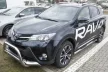 Avisa protecție bară spate din oțel argintiu satin TOYOTA RAV4 IV 2013-03.2015