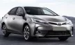 Avisa protecție bară spate din oțel argintiu satin TOYOTA Corolla XI 2014->