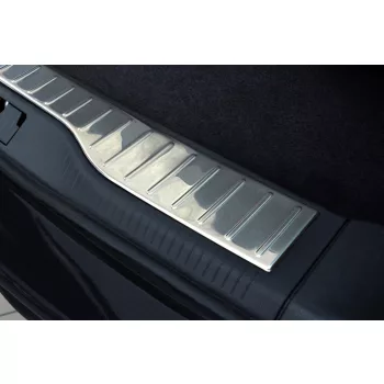   Avisa protecție interioară din oțel satin argintiu pentru bara spate (1 bucăți, 2 profiluri) OPEL ZAFIRA B 2010->