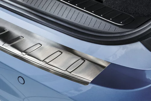 Avisa protecție de bară din oțel argintie satinată OPEL ZAFIRA C Tourer 2012-2016, FL2016->