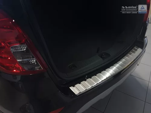 Avisa protecție de bară din oțel argintie satinată OPEL MOKKA X FL2016->