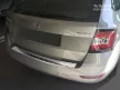 Avisa protecție bară spate argintiu satin oțel SKODA Fabia III combi FL2018->